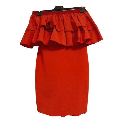 Pre-owned Max Mara Mini Dress In Red