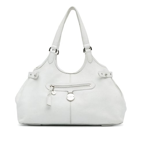 Pre-owned Mulberry Leather Handbag In White