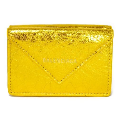 Pre-owned Balenciaga Leather Small Bag In Gold