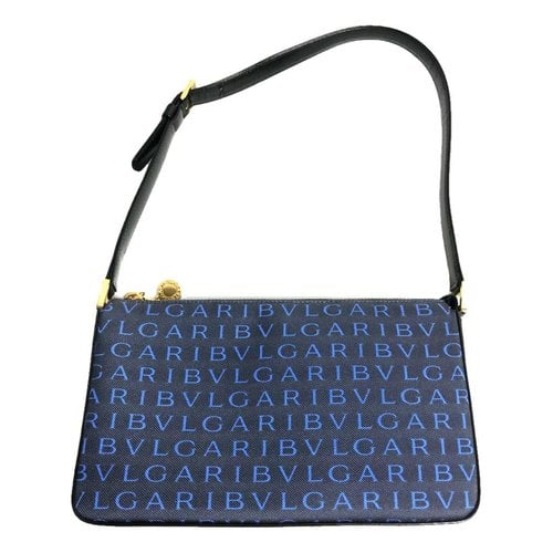 Pre-owned Bvlgari Handbag In Blue