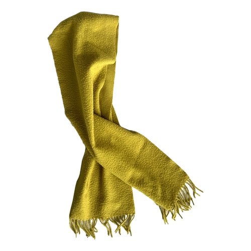 Pre-owned Our Legacy Wool Scarf & Pocket Square In Yellow