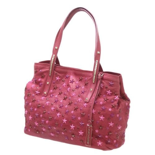Pre-owned Jimmy Choo Leather Tote In Red