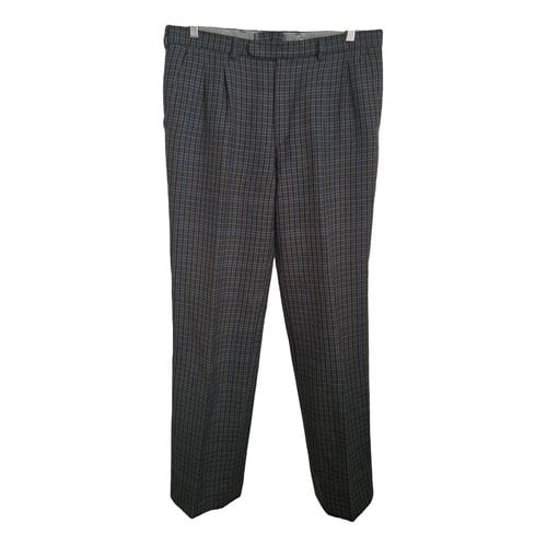 Pre-owned Bogner Wool Trousers In Multicolour