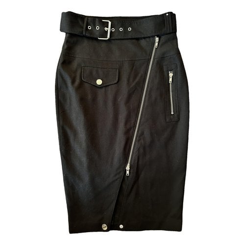 Pre-owned Jean Paul Gaultier Mid-length Skirt In Black