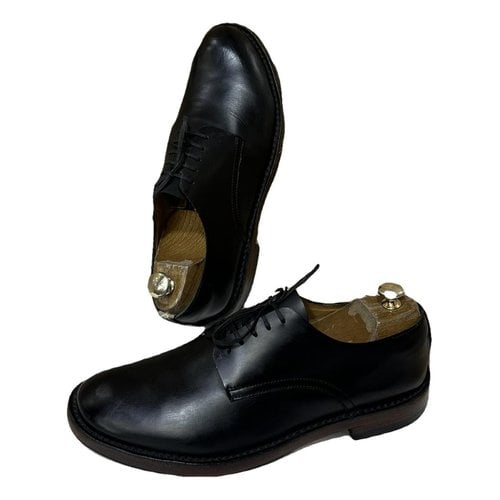 Pre-owned Officine Creative Leather Lace Ups In Black