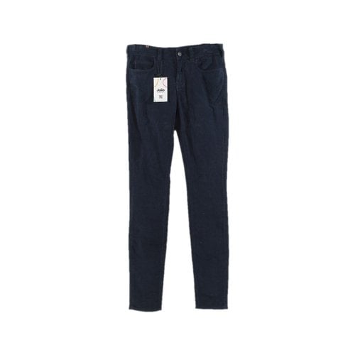 Pre-owned Notify Trousers In Blue