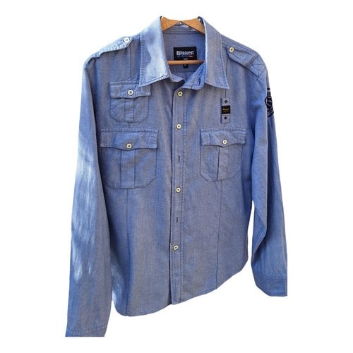 Pre-owned Blauer Shirt In Blue