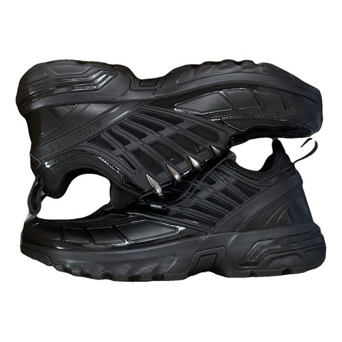 Pre-owned Mm6 Maison Margiela Low Trainers In Black