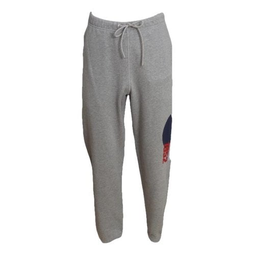 Pre-owned Moncler Trousers In Grey