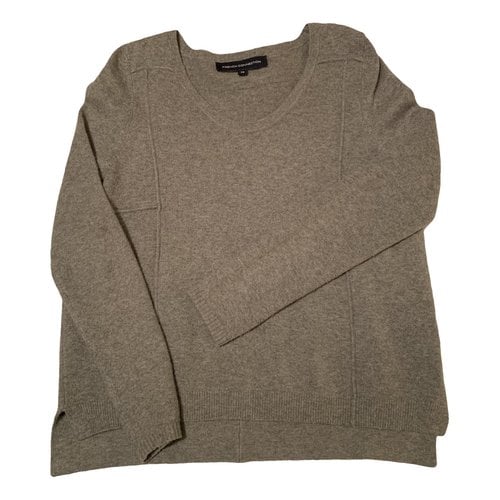 Pre-owned French Connection Wool Jumper In Grey