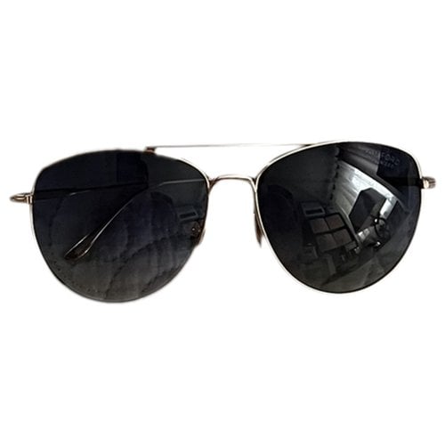 Pre-owned Tom Ford Aviator Sunglasses In Blue