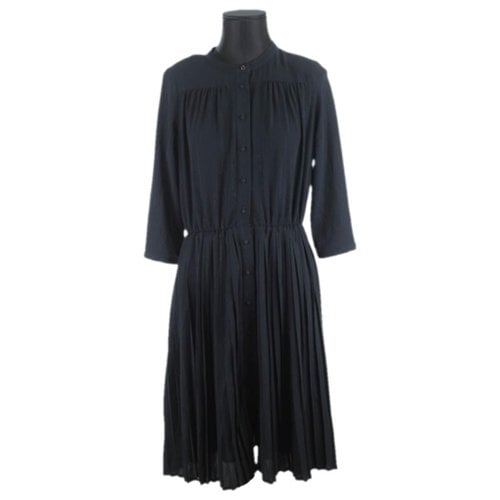 Pre-owned Sessun Maxi Dress In Navy