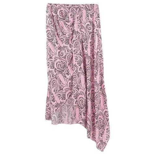 Pre-owned Maje Mid-length Skirt In Pink