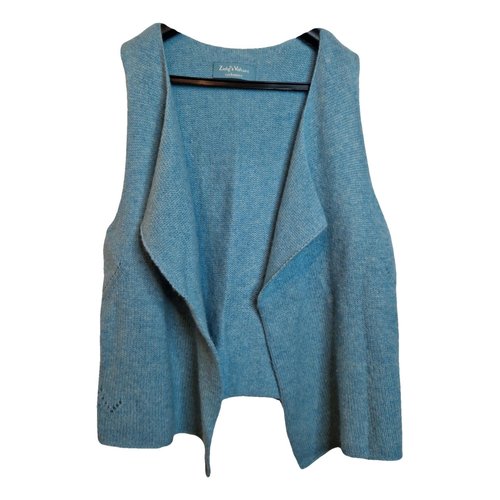 Pre-owned Zadig & Voltaire Cashmere Cardigan In Turquoise