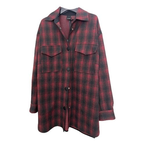 Pre-owned Pinko Shirt In Burgundy