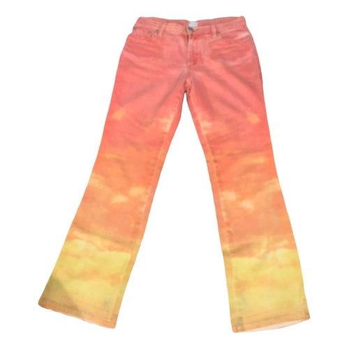 Pre-owned Just Cavalli Large Jeans In Pink