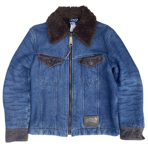 Pre-owned D&g Jacket In Blue