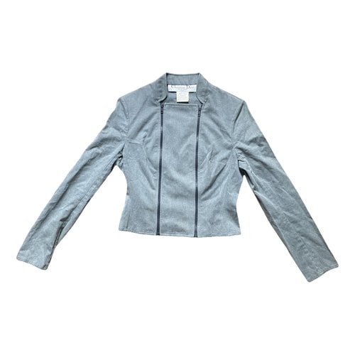 Pre-owned Dior Short Vest In Grey