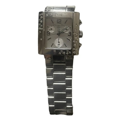 Pre-owned Dior Watch In Silver