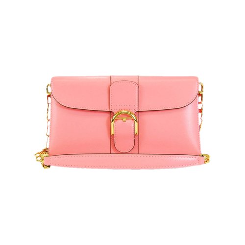 Pre-owned Delvaux Leather Handbag In Pink