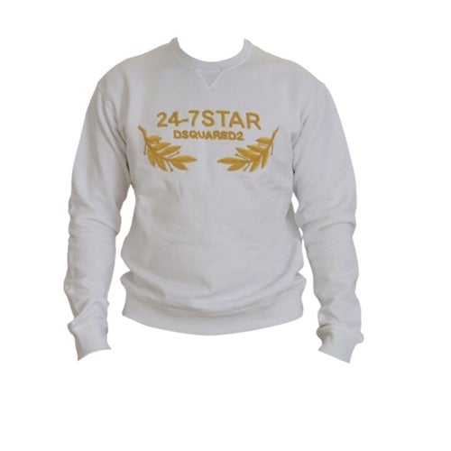 Pre-owned Dsquared2 Pull In White