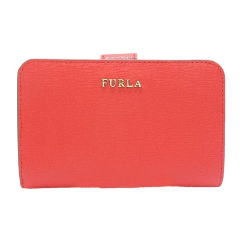 Pre-owned Furla Leather Purse In Red