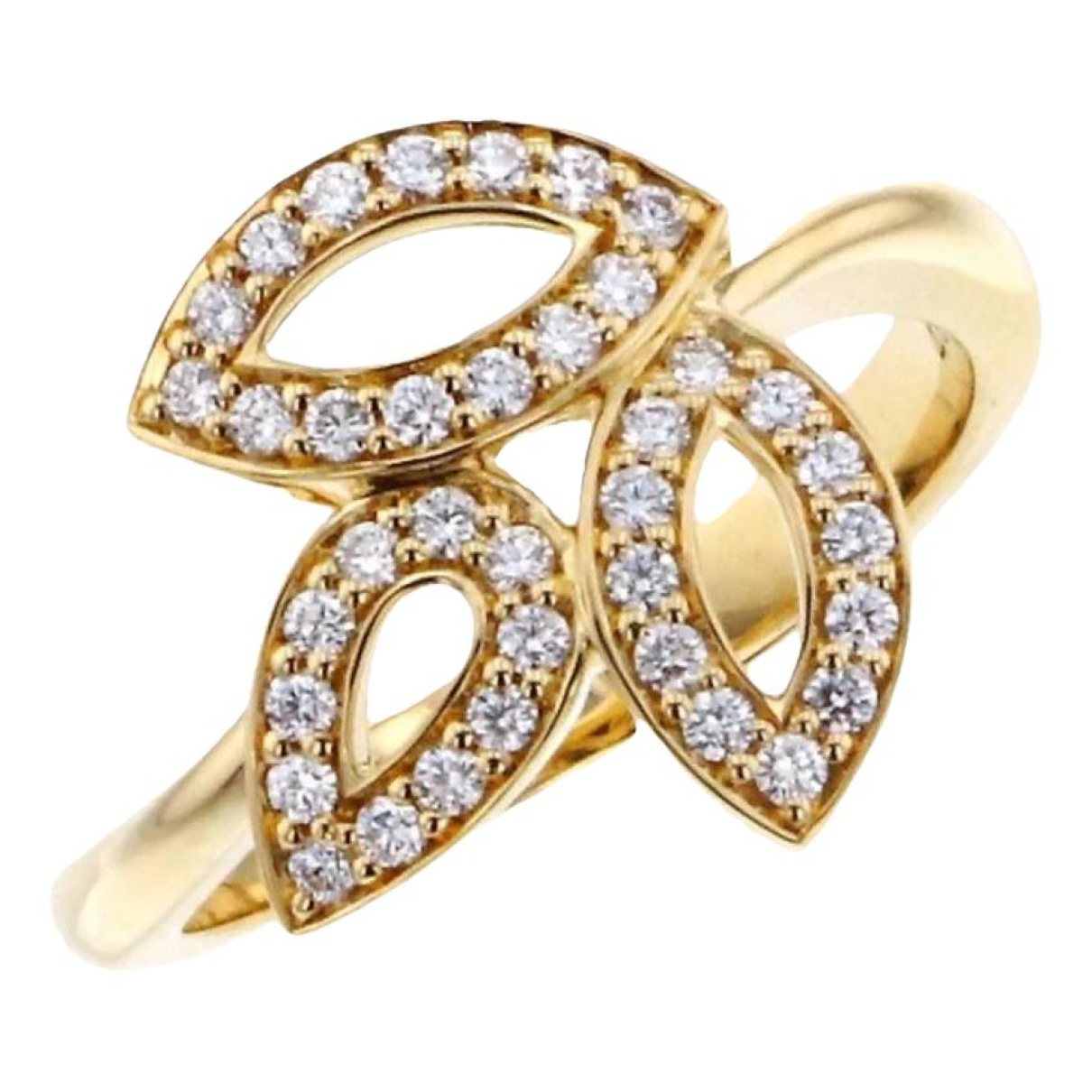 image of Harry Winston Yellow gold ring