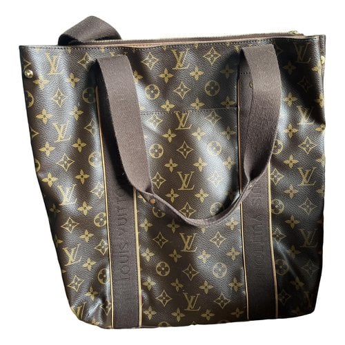 Pre-owned Louis Vuitton X Nigo Leather Handbag In Brown