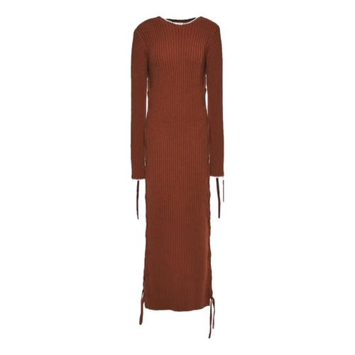 Pre-owned By Malene Birger Maxi Dress In Brown