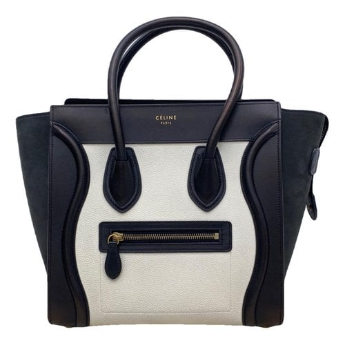 Pre-owned Celine Luggage Leather Handbag In Multicolour