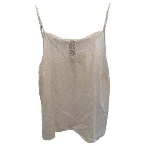 Pre-owned Selected Camisole In Ecru