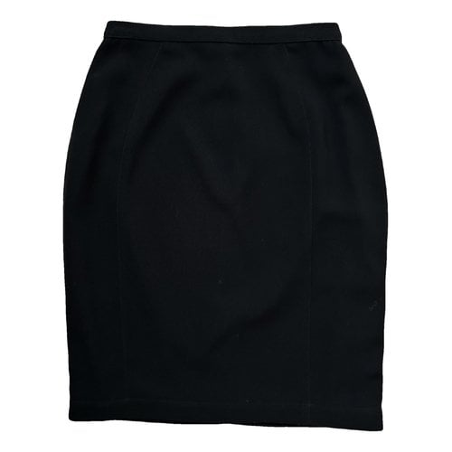 Pre-owned Mugler Skirt Suit In Black