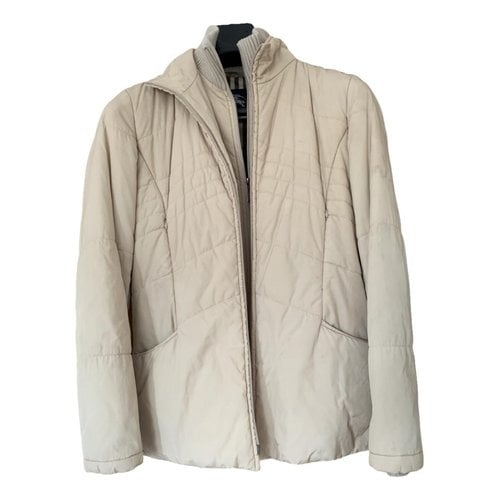 Pre-owned Burberry Puffer In Beige