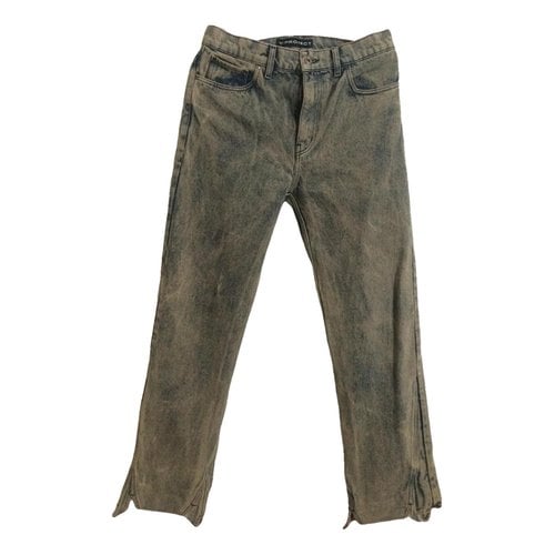 Pre-owned Y/project Jeans In Beige