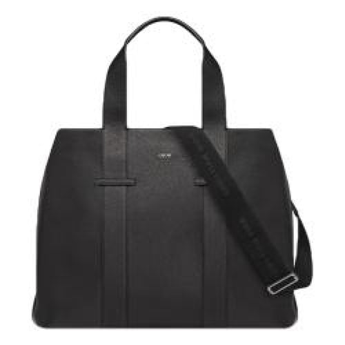 Pre-owned Dior Leather Tote In Black