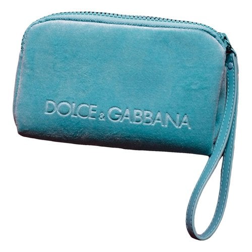 Pre-owned Dolce & Gabbana Silk Handkerchief In Blue