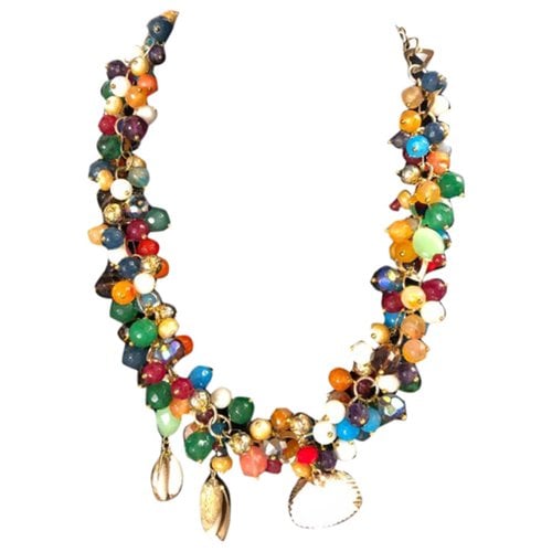 Pre-owned Versace Necklace In Multicolour