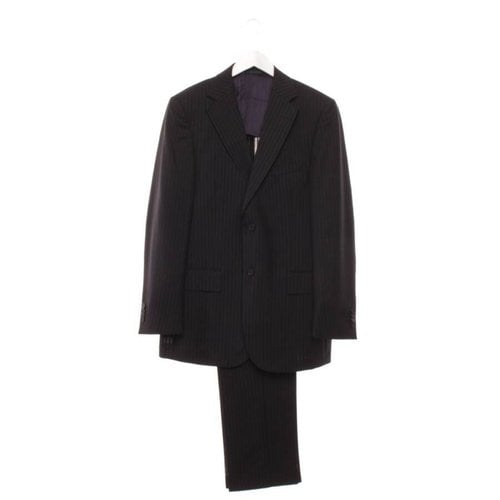 Pre-owned Zegna Wool Suit In Black