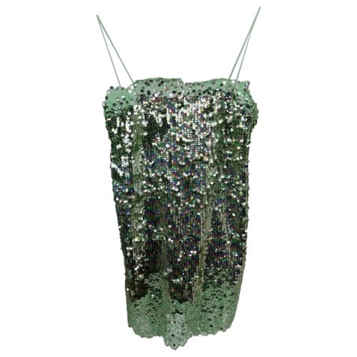 Pre-owned Ermanno Scervino Mini Dress In Green