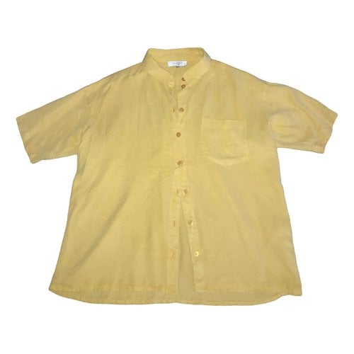 Pre-owned Selected Blouse In Yellow