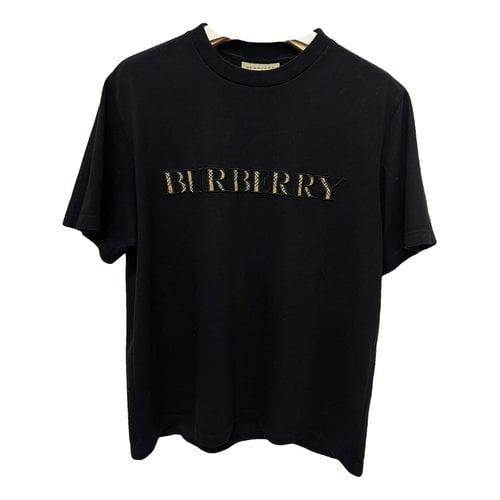 Pre-owned Burberry T-shirt In Black