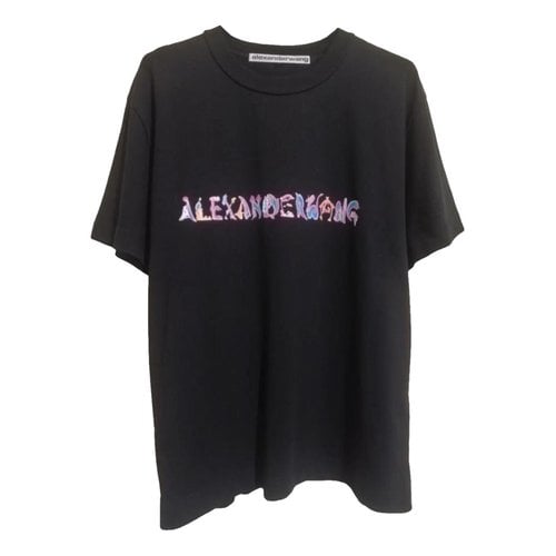 Pre-owned Alexander Wang T-shirt In Black