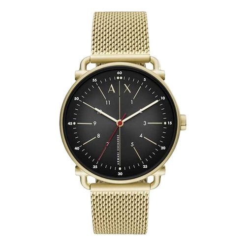 Pre-owned Armani Exchange Watch In Yellow