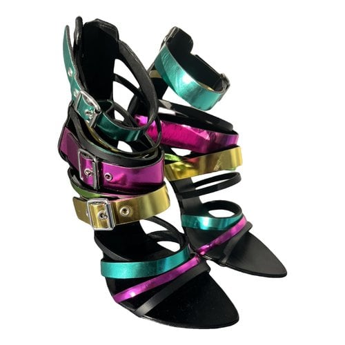Pre-owned Giuseppe Zanotti Leather Heels In Multicolour