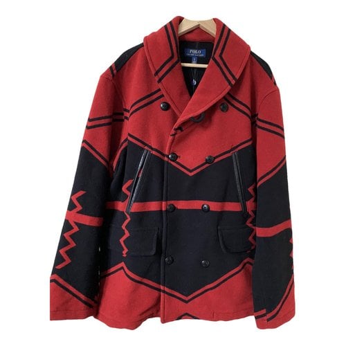 Pre-owned Polo Ralph Lauren Wool Jacket In Red