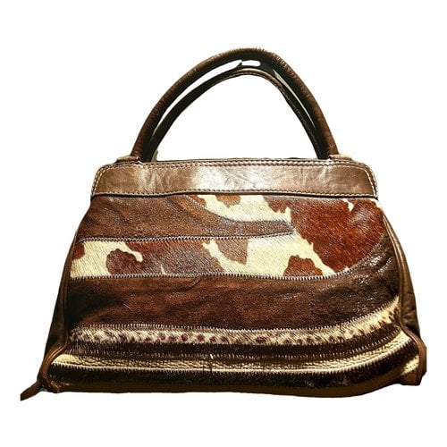 Pre-owned Maliparmi Pony-style Calfskin Handbag In Multicolour