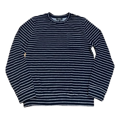 Pre-owned Apc Sweatshirt In Navy