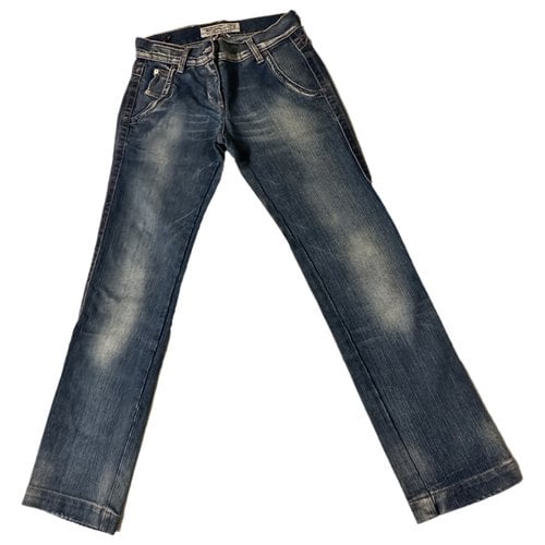 Pre-owned Jacob Cohen Straight Pants In Blue