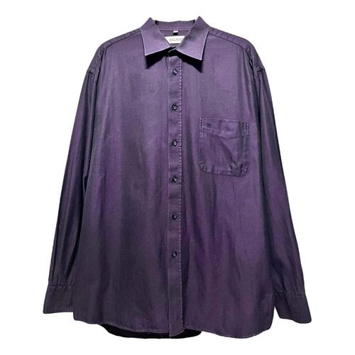 Pre-owned Balmain Shirt In Purple