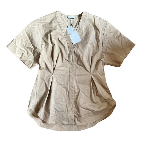 Pre-owned Sandro Blouse In Beige